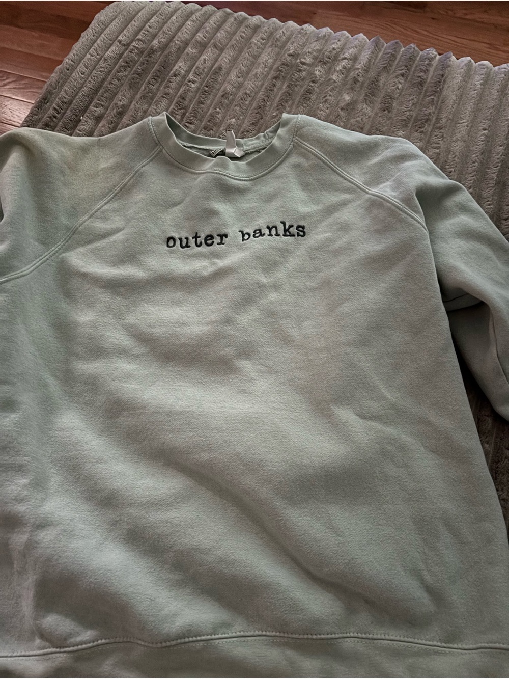 Women’s Crewneck Sweatshirt - Light Sage Green